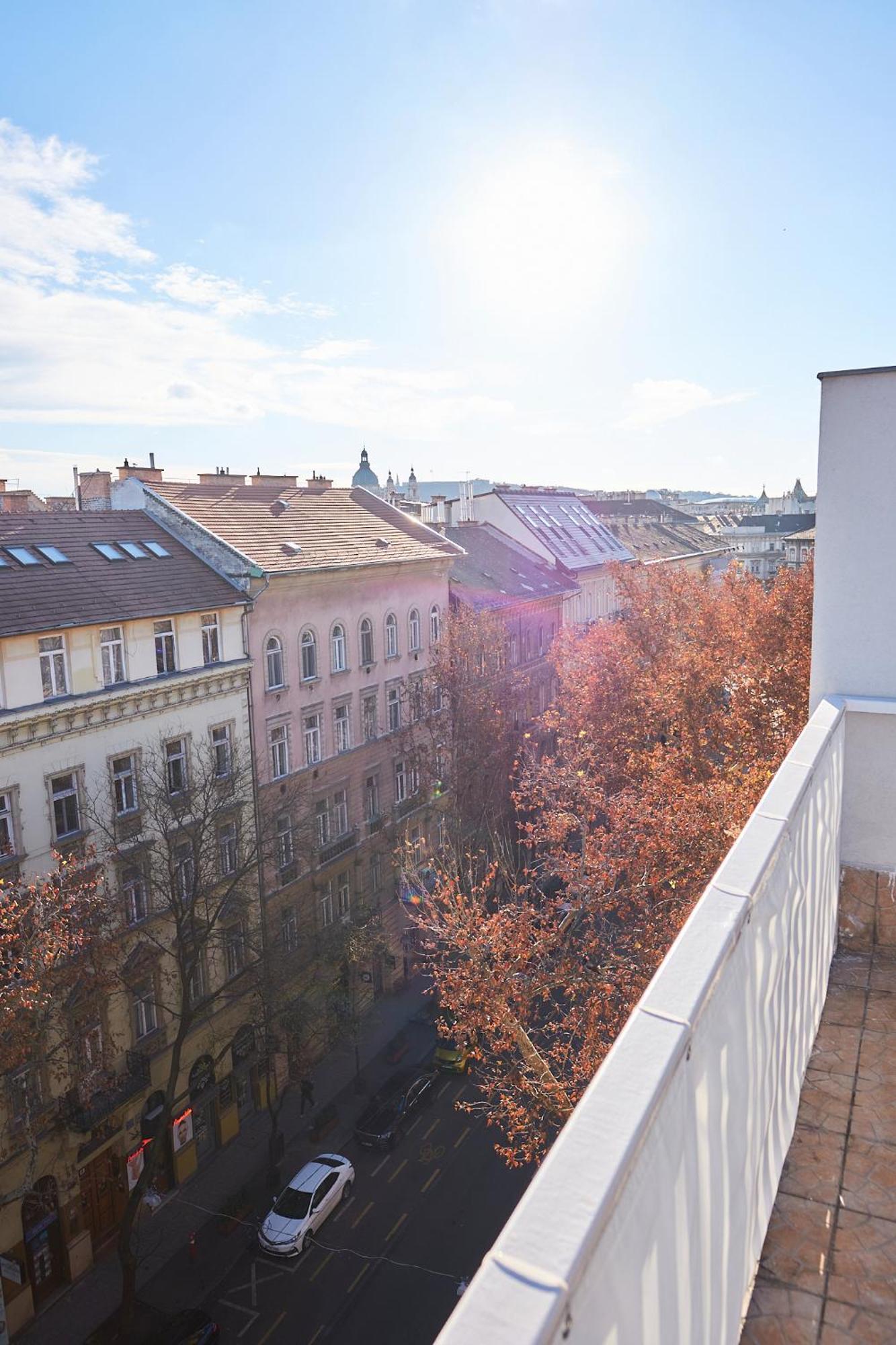 Podmaniczky Terrace Retreat With Ac Apartment Budapest Ngoại thất bức ảnh